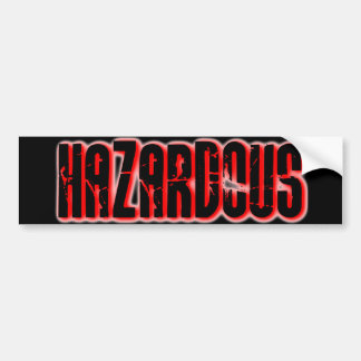 Hazardous sticker