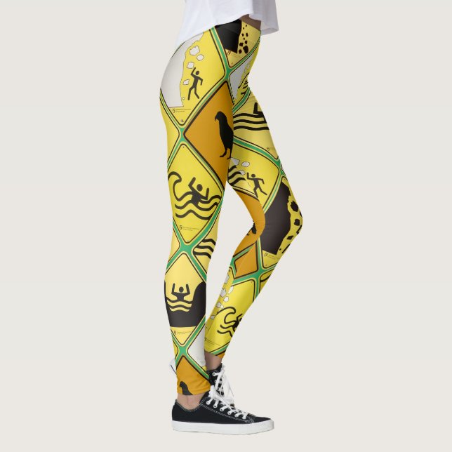 Hazards of New Zealand Leggings! Leggings (Right)