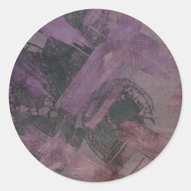 Haze I Classic Round Sticker (Front)