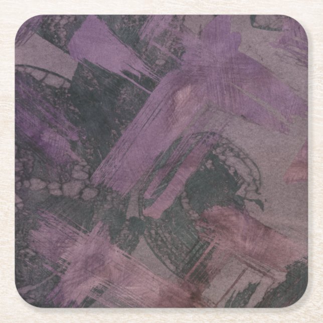 Haze I Square Paper Coaster (Front)