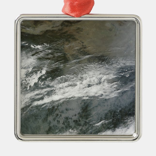 Haze over China Metal Ornament (Front)