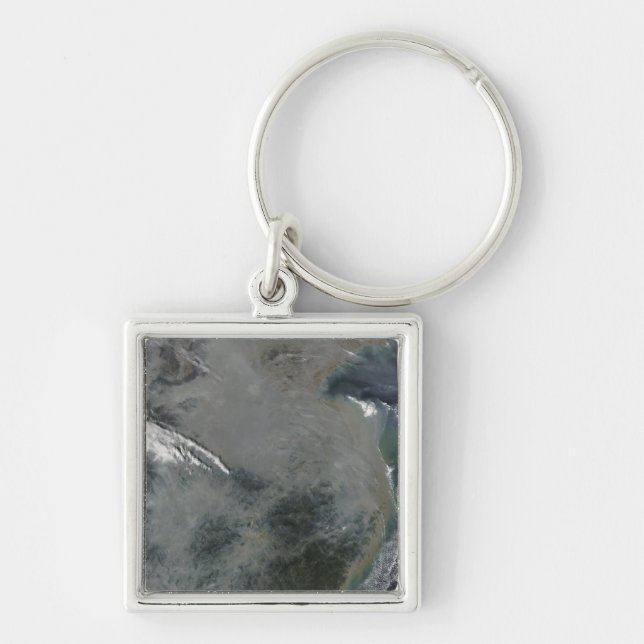 Haze over eastern China Keychain (Front)