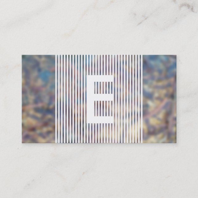 hazed monogram referral card (Front)