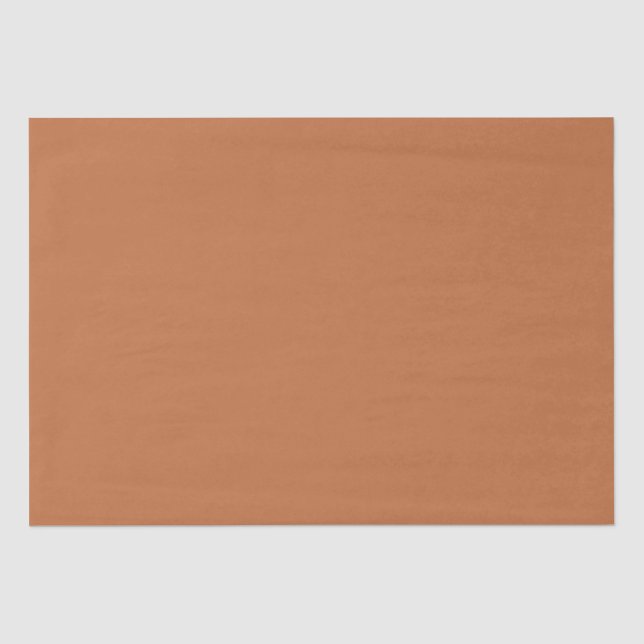 Hazel Brown Solid Colour Trend Tissue Paper (Front)