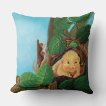 Hazel dormouse eating hazelnut  