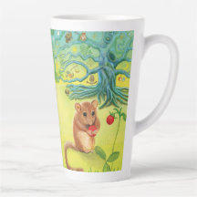 Hazel Dormouse Eating Wild Strawberry 
