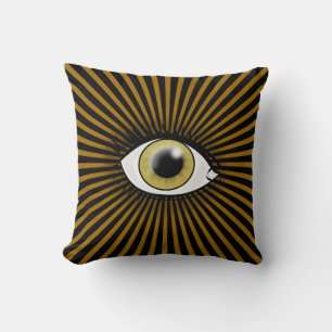 Hazel Eye icon Throw Pillow