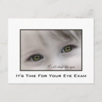 Hazel Eyes Eye Exam Appointment Reminder