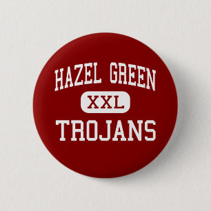 Hazel Green - Trojans - High - Hazel Green Alabama 2 Inch Round Button