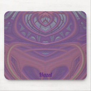 HAZEL ~ Pink Mauve and Lavender Design Mouse Pad