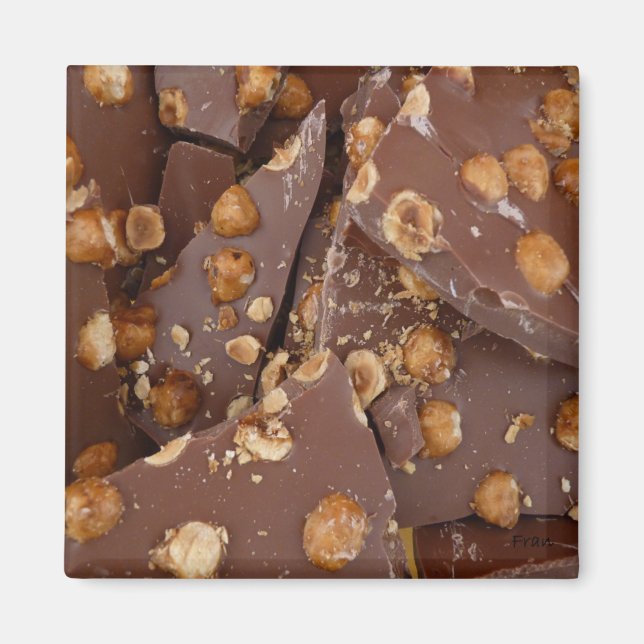 hazelnut chocolate magnet (Front)