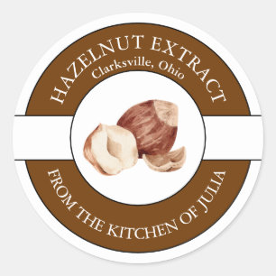 Hazelnut Extract Label