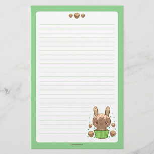 Hazelnut Truffle Bunny Stationery