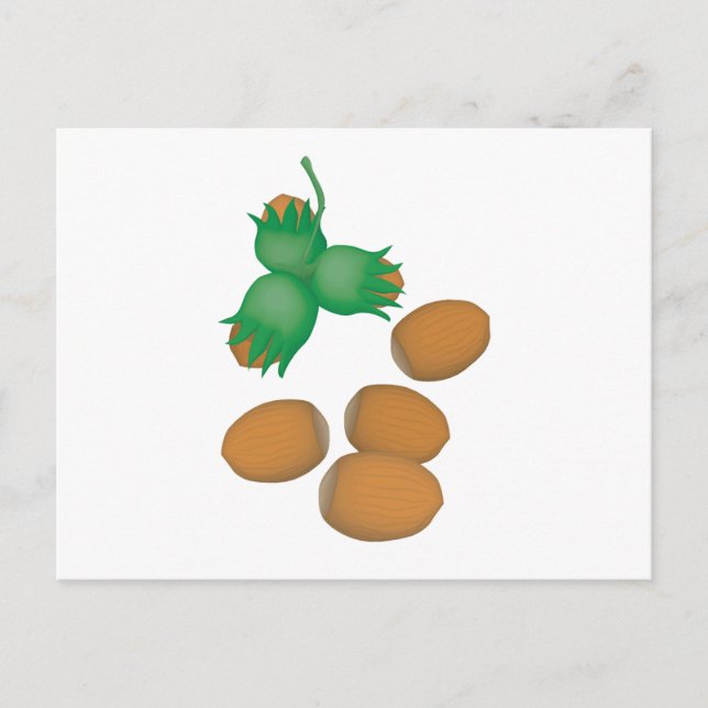 hazelnuts postcard (Front)