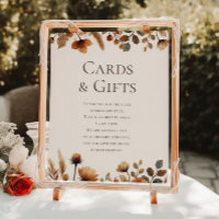 Hazelwood Wedding Gifts and Cards Sign
