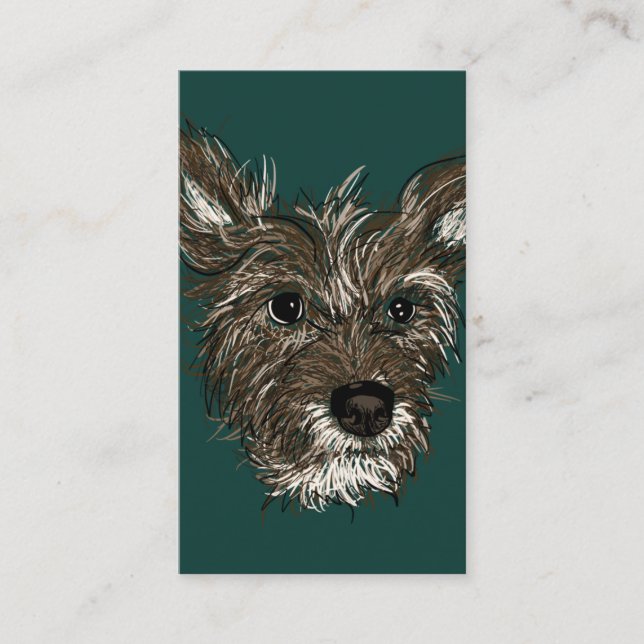 haziepups business card (Front)