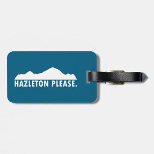 Hazleton Pennsylvania Please Luggage Tag