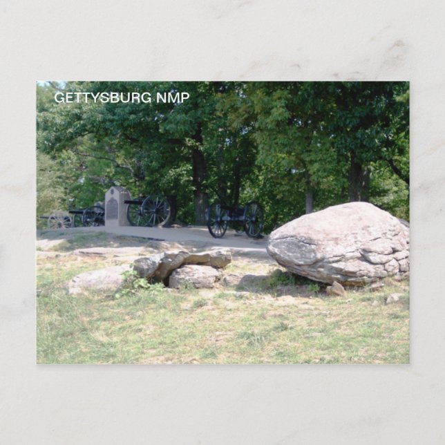 HAZLETT'S BATTERY POSTCARD (Front)