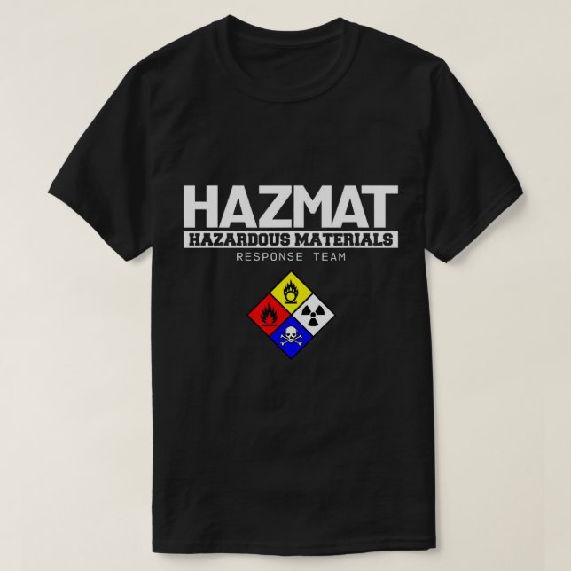 HAZMAT Hazardous Material Response Team Technician T-Shirt (Design Front)