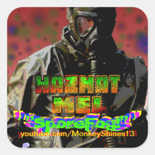Hazmat Mel "SporeFog !" autocollants
