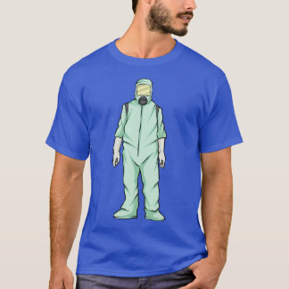 Hazmat Suit Radiation Zombie Disease Outbreak T-Shirt