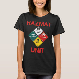 Hazmat Unit Costume Cosplay Halloween Birthday T-Shirt