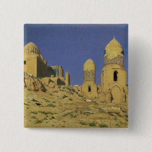 Hazreti Shakh-i-Zindeh Mausoleum 2 Inch Square Button