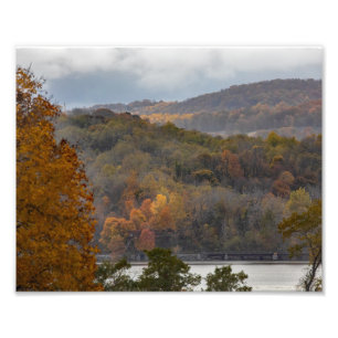 Hazy Fall Day Photo Print