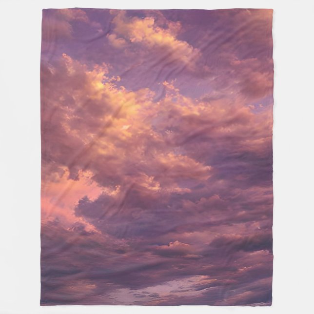 Hazy Horizon  Fleece Blanket (Front)