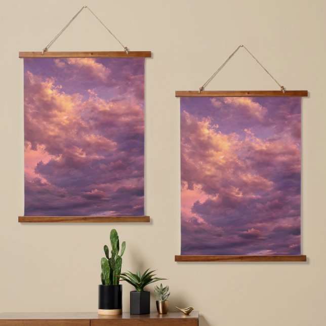 Hazy Horizon Hanging Tapestry (Asymmetrical)