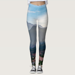 Hazy Pikes Peak Sunset Leggings
