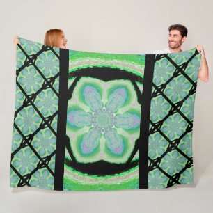 Hazy Wildflower 1 Fleece Blanket
