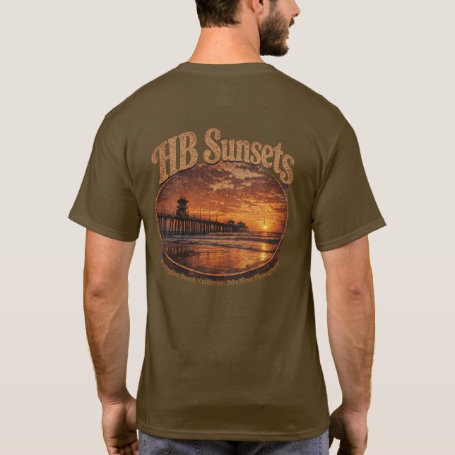 HB Sunsets T-Shirt (Men)   (Back)