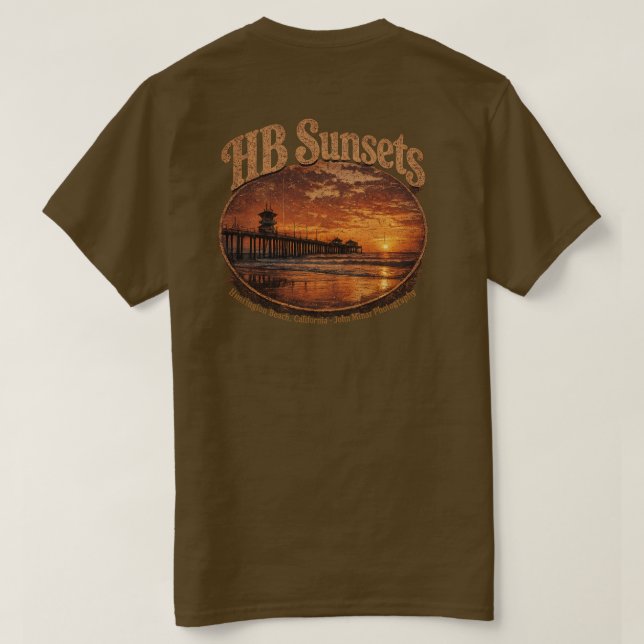 HB Sunsets T-Shirt (Men)   (Design Back)