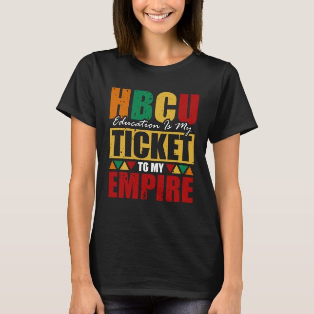 HBCU Apparel Historical Black College HBCU 4 T-Shirt (Front)
