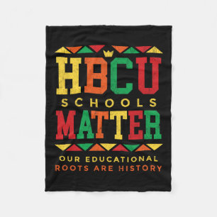 Hbcu Black College School Problems African America Fleece Blanket