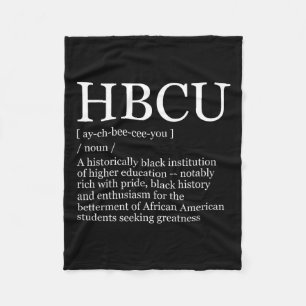 Hbcu Colleges And Universities Black History Month Fleece Blanket
