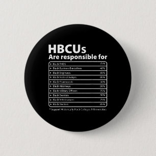 Hbcu Facts Melanin College Educated Black History 2 Inch Round Button