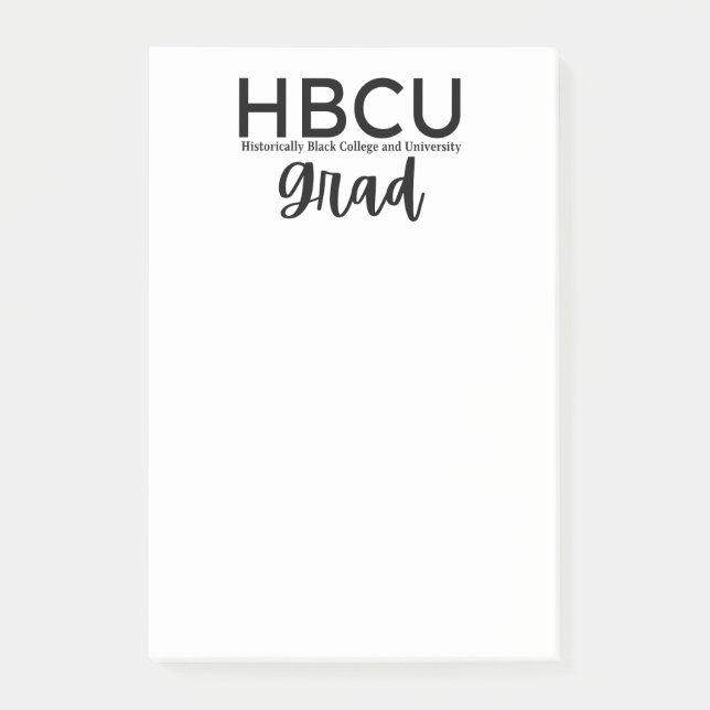 HBCU Grad Post It Post-it Notes (Front)