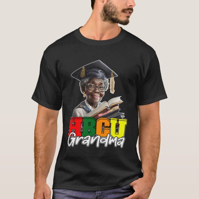 HBCU Grandma Historical Black college Apparel For  T-Shirt (Front)