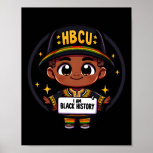 Hbcu Historically Black College Apparel Black Hist Poster