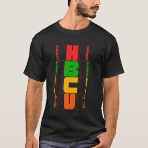HBCU Honoured Blessed Creative Unique Black Educat T-Shirt