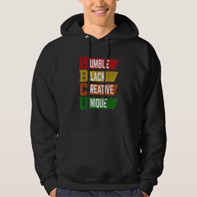 HBCU Humble Black Creative Unique Vintage Hoodie (Front)