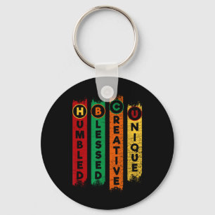 Hbcu Humbled Blessed Creative Unique Black College Keychain