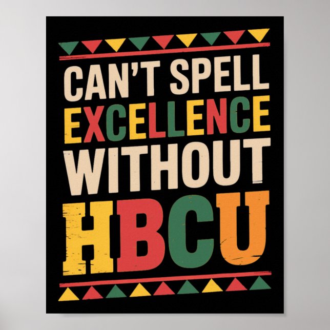 Hbcu Juneteenth School Historical Hbcu  Poster (Front)