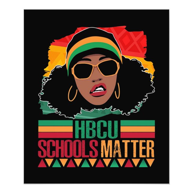 HBCU Schools Matter Vintage Photo Print (Front)