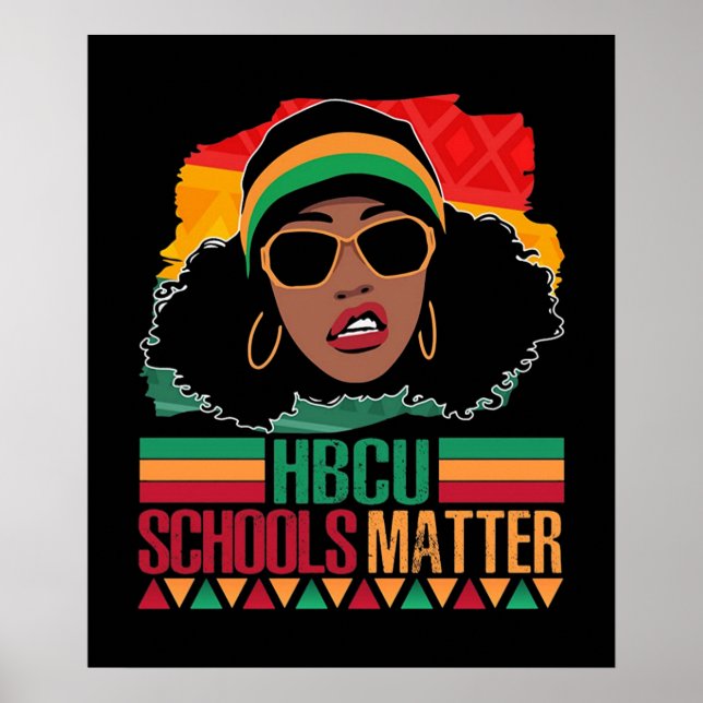 HBCU Schools Matter Vintage Poster (Front)