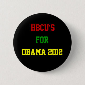 HBCU's For Obama 2 Inch Round Button