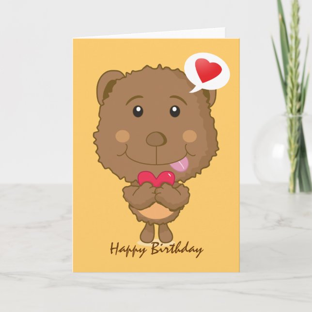 HBD Bear Card (Front)