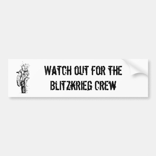 HC Blitzkrieg Bumper Sticker (Front)